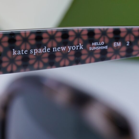 Kate Spade AMBERLYNN/S 0MAP 9K Square Sunglasses - Havana/Green main image 9